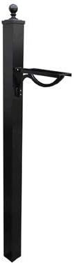 Special Lite Springfield Mailbox Post - Oil Rubbed Bronze Aluminum Post for Curbside Mailbox - SPK-710-ORB