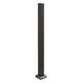 Weatherables Aluminum Railing Post Kit – Aluminum Post Kit for Arlington, Georgetown, and Cornell Railing Kits, Made with Durable Black Textured Powder-Coat Finish (3 in. x 3 in. x 39 in.)
