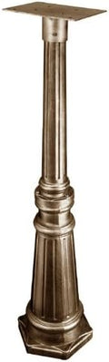 Special Lite Tacoma Mailbox Post - Mocha Cast Aluminum Post for Curbside Mailbox - SPK-591-MOC