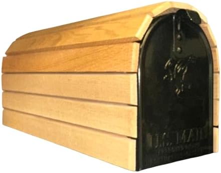 Real Cedar, Heavy-Duty (3/4 Inch Thick Slats) Cedar-Wrapped Mailbox - (This is 1 of 3 Different Cedar-Wrapped mailboxes That we Manufacture)