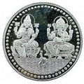 Ganesh Laxmi Coin In Pure Silver 99.9% Religious Coin (50 GRAMS)