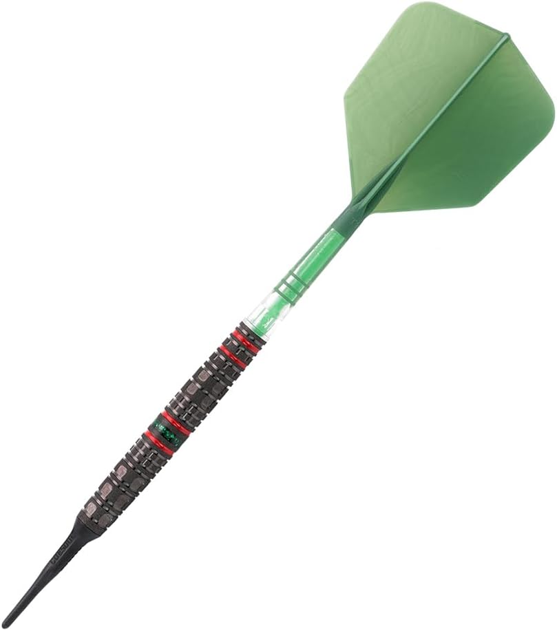 CUESOUL Engine 18/19/20/21g Soft Tip 90% Tungsten Dart Set with Oil Paint Finished and Unifying ROST T19 Carbon Flight