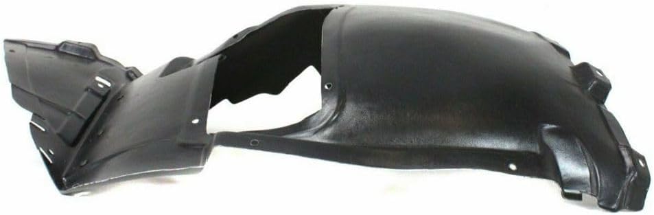 Ser_Cpe LH Left Drive Side wheel liner /E92 Front Section Plastic for BMW for 335i Base 07-13 & M Sport 08-10 Rivet-on-Attachment Type Black Matte 12516-20 51717162831, Rapid shipment