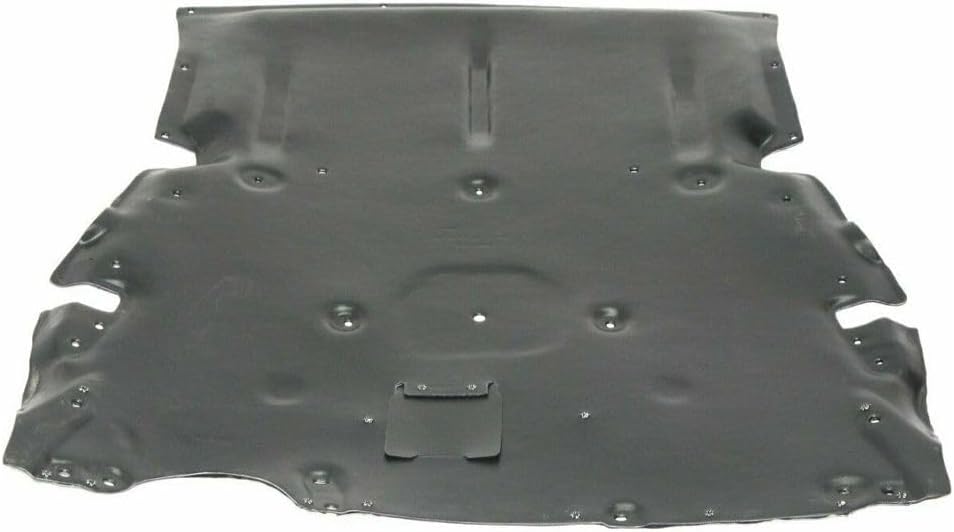 Engine Lower Cover RWD Wo/Styroform Front Plastic for BMW for 328i 2012-2015 Rivet-on-Attachment Type Black Matte 51757241814 12506-2