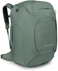 Osprey Sojourn Porter 65L Travel Backpack - Carry-On Compliant Luggage with StraightJacket Compression and Padded Laptop Sleeve - Durable Pack for International or Urban Travel, Koseret Green