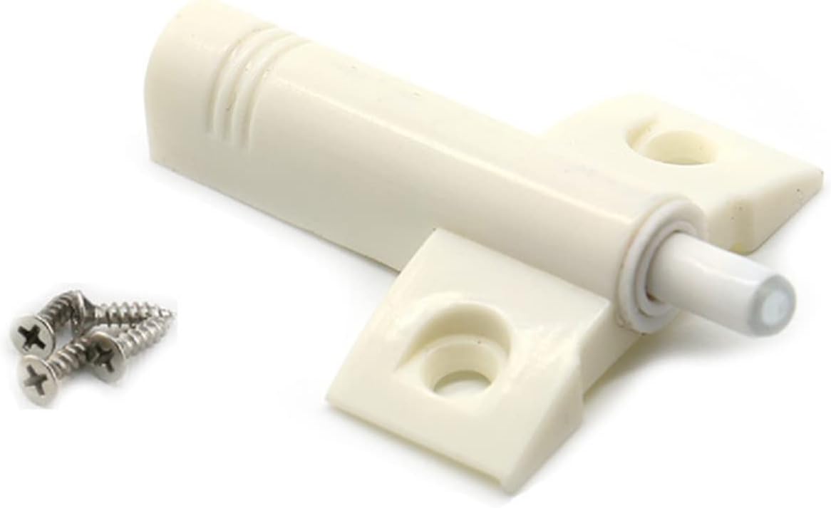 10Set Kitchen Cabinet Catches Door Stop Drawer Soft Closer Wardrobe Damper Buffers with Screws for Furniture Hardw(OneColor)