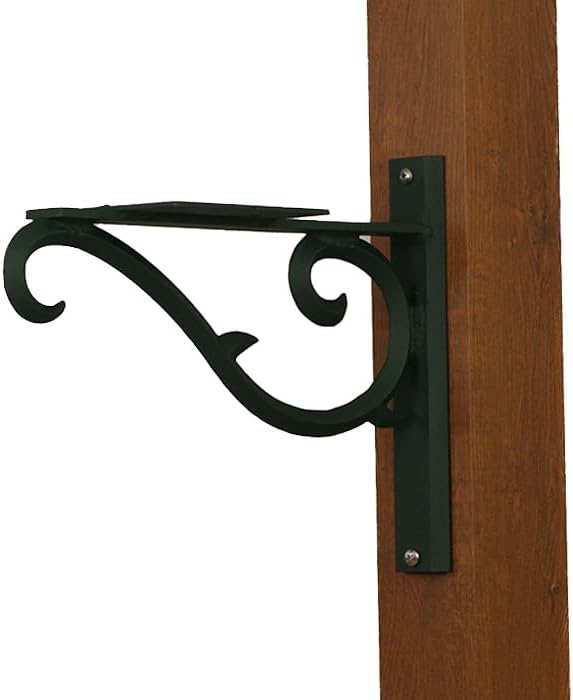 Sorrento Mounting Bracket - Evergreen Aluminum Mounting Bracket for Mailbox - PRO-SOR-FS-EVG