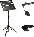 Gator Frameworks GFW-MUS-0500 Lightweight Sheet Music Stand Deluxe Bundle