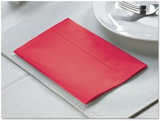 Hoffmaster Dinner Napkins, 2-Ply, 15 X 17, Red, 1000/carton