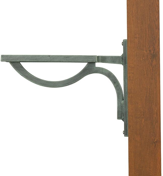 Wingate Mounting Bracket - Verde Green Aluminum Mounting Bracket for Mailbox - PRO-Win-FS-VG
