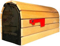 Real Cedar, Heavy-Duty (3/4 Inch Thick Slats) Cedar-Wrapped Mailbox - (This is 1 of 3 Different Cedar-Wrapped mailboxes That we Manufacture)
