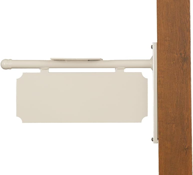 Atlantic Mounting Bracket - White Aluminum Mounting Bracket for Mailbox - PRO-ATL-FS-WH