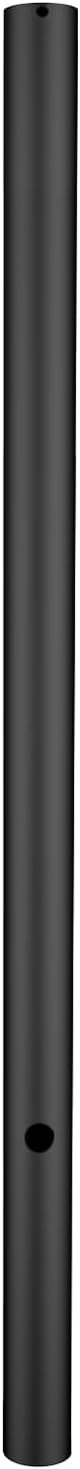 3' x 84' Black Steel Modern Outdoor Light Post Pole - Direct Burial Die-Cast Metal Lamp Post for Exterior House, Porch, Patio, Driveway, Garden, Walkway, Deck, Lawn, Terrace, Courtyard & Garage