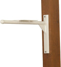 Ashley Mounting Bracket - White Aluminum Mounting Bracket for Mailbox - PRO-ASH-FS-WH