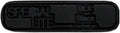 Special Lite Classic Curbside Mailbox with Two Doors - Black Aluminum Mailbox for Post Mount - SCC-1008-TD-BLK