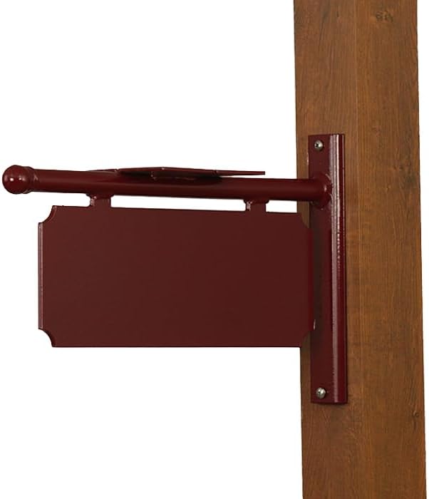 Atlantic Mounting Bracket - Wine Aluminum Mounting Bracket for Mailbox - PRO-ATL-FS-Win