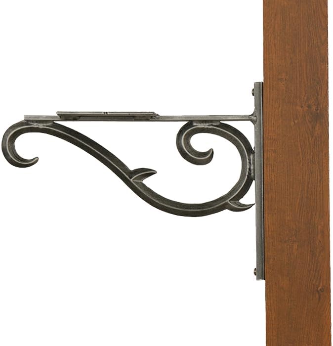 Sorrento Mounting Bracket - Swedish Silver Aluminum Mounting Bracket for Mailbox - PRO-SOR-FS-SW