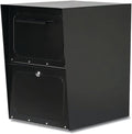 Architectural Mailboxes Oasis® Drop Box Secure, Locking Heavy Duty, Steel Metal Package Box for Outside, Black XL Extra Large with Magnetic Waterproof Door