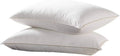 EGYPTIAN BEDDING Goose Down Pillow - 500 Thread Count Egyptian Cotton, Medium Firm, Standard Size, Set of 2