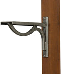 Wingate Mounting Bracket - Swedish Silver Aluminum Mounting Bracket for Mailbox - PRO-Win-FS-SW
