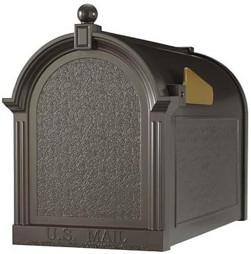 Whitehall Dual Mailboxes and Post Package, French Bronze