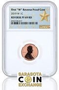 2019 W Reverse Proof Lincoln Cent Penny NGC PF-69