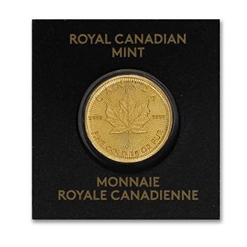 2022 - Current Royal Canadain Mint 50 Cents Canadian Gold Coin. 1 Gram Maple Leaf .9999 Purity Coin. 50 cents Graded By Seller. Uncirculated