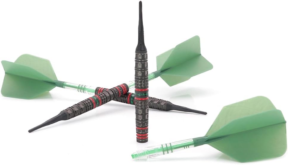 CUESOUL Engine 18/19/20/21g Soft Tip 90% Tungsten Dart Set with Oil Paint Finished and Unifying ROST T19 Carbon Flight