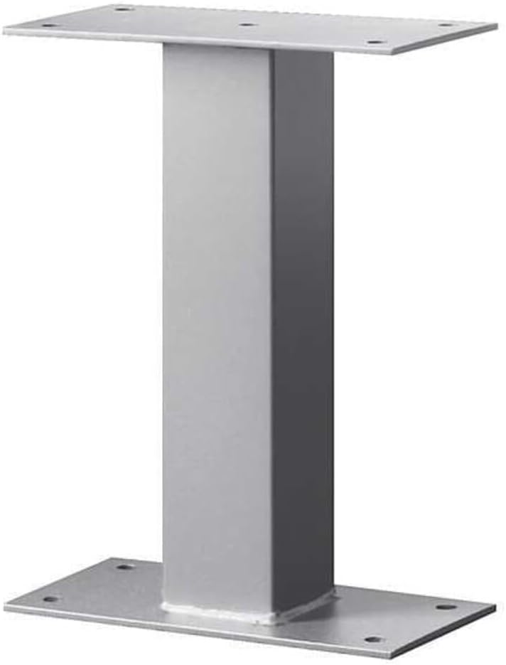 Salsbury Industries 4395SLV Standard Pedestal, Silver, 16 in. H