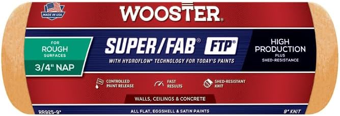 48-Pack of 9' x 3/4' Nap Wooster RR925 Super/Fab FTP High Capacity Roller Cover