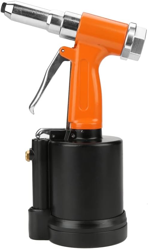 Riveters Inlet 1/4' Air Riveter, Industrial Pneumatic Rivet Nut Setting Kit Blind Rivet Gun Riveter Kit Set