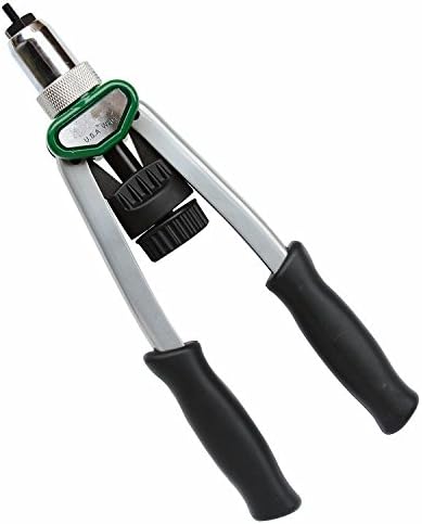Rivet Gun Kit Rotary 13 Inch Hand Riveters Nut Thread Setting Rivets Heavy Duty System Tool M4-M10
