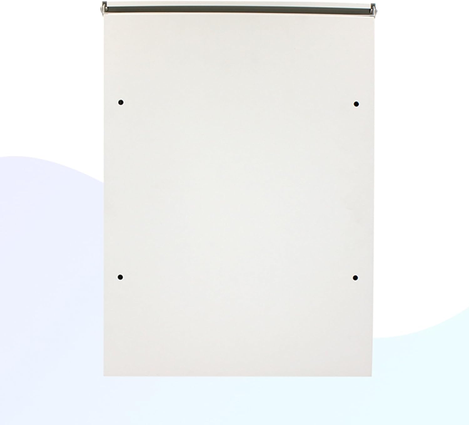 MELPHI Lockable Post Box for Outside, Hanging Secure Post Box, Metal Mailbox, Mail Manager for Mail/Newspaper/Post/Letter/Magazine, Used for Commercial, Home & Office (Color : Black)