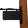 Atlantic Mounting Bracket - Black Aluminum Mounting Bracket for Mailbox - PRO-ATL-FS-BLK