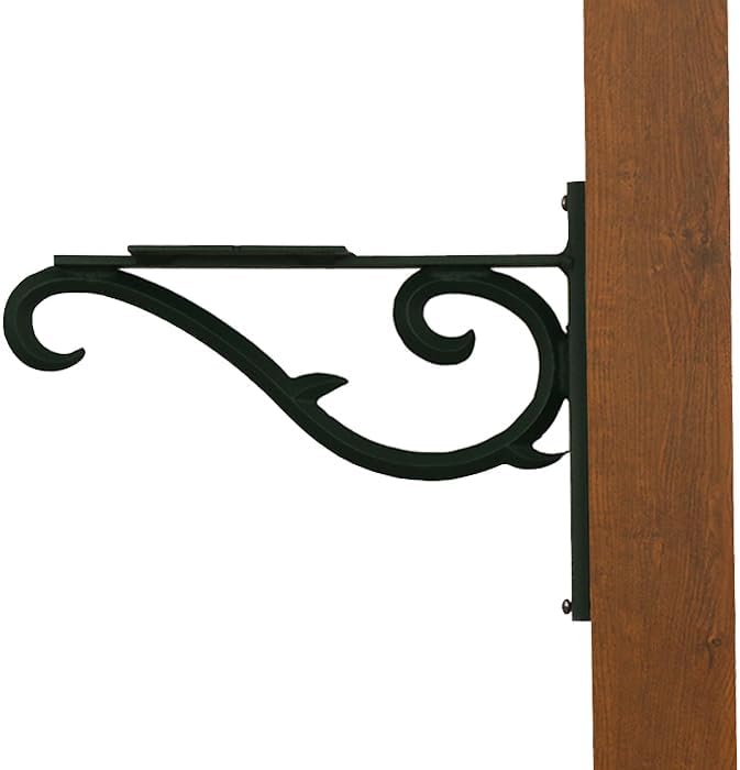 Sorrento Mounting Bracket - Evergreen Aluminum Mounting Bracket for Mailbox - PRO-SOR-FS-EVG