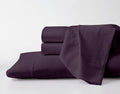 Pure Egyptian Cal-King Size Cotton Bed Sheets Set 1000 Thread Count Bedding and Pillowcases – Egyptian Cotton Sheets Cal-King Size Bed- Sateen Sheets -22' Inch Deep Pocket Cal-King Sheets - Plum