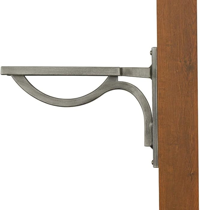 Wingate Mounting Bracket - Swedish Silver Aluminum Mounting Bracket for Mailbox - PRO-Win-FS-SW