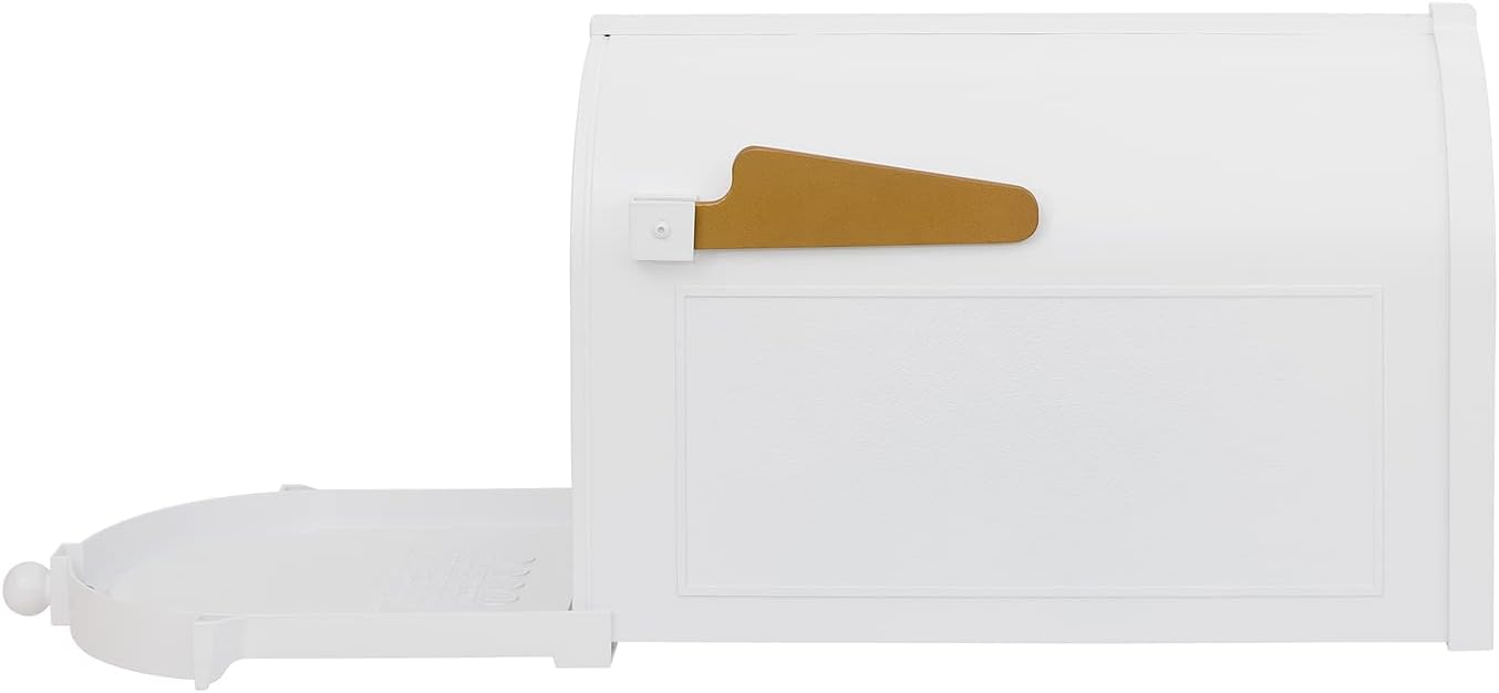 Whitehall Capitol Mailbox - White,Extra Large