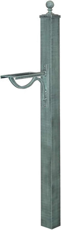 Special Lite Springfield Mailbox Post - Verde Green Aluminum Post for Curbside Mailbox - SPK-710-VG