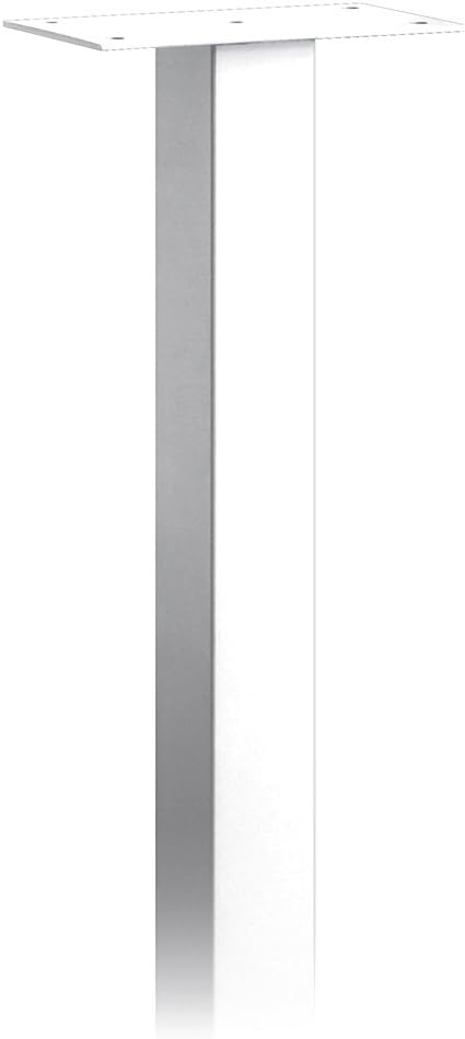 4895WHT Standard Mailbox Post In-Ground Mounted, White