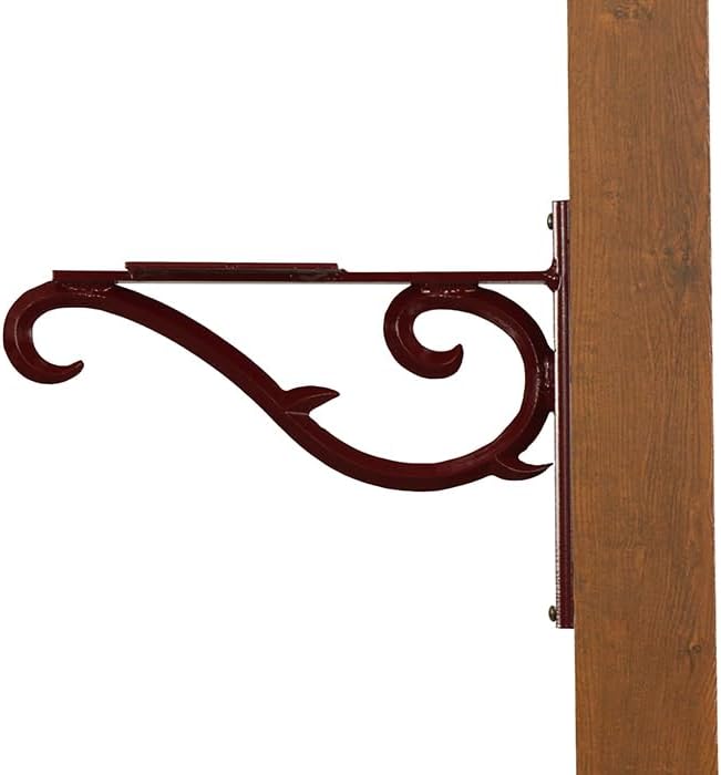 Sorrento Mounting Bracket - Wine Aluminum Mounting Bracket for Mailbox - PRO-SOR-FS-Win