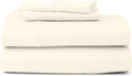 Rv King Size Sheet Set - 4 Piece - Bed Sheets- Easy- Fits 18' Deep Pocket Bedsheet 850-Thread Count 100% Egyptian Cotton (Rv King - 72' X 80'- Ivory Solid)