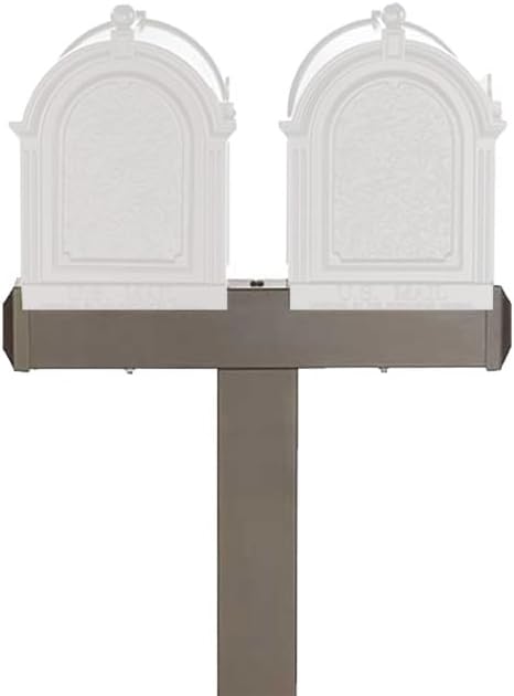 Whitehall Dual Mailboxes and Post Package, French Bronze