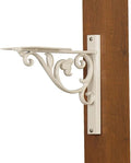Sinclair Mounting Bracket - White Aluminum Mounting Bracket for Mailbox - PRO-SIN-FS-WH