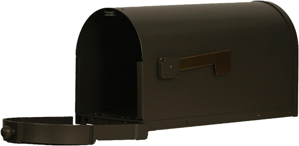 Special Lite Berkshire Curbside Mailbox - Mocha Aluminum Mailbox for Post Mount - SCB-1015-MOC