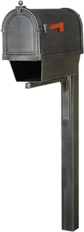 Products Berkshire Curbside Mailbox with Newspaper Tube and Wellington Mailbox Post