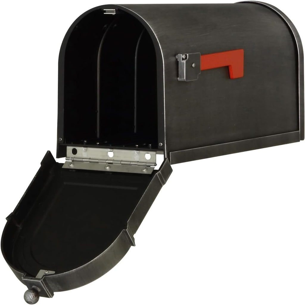 Special Lite Berkshire Curbside Mailbox - Swedish Silver Aluminum Mailbox for Post Mount - SCB-1015-SW