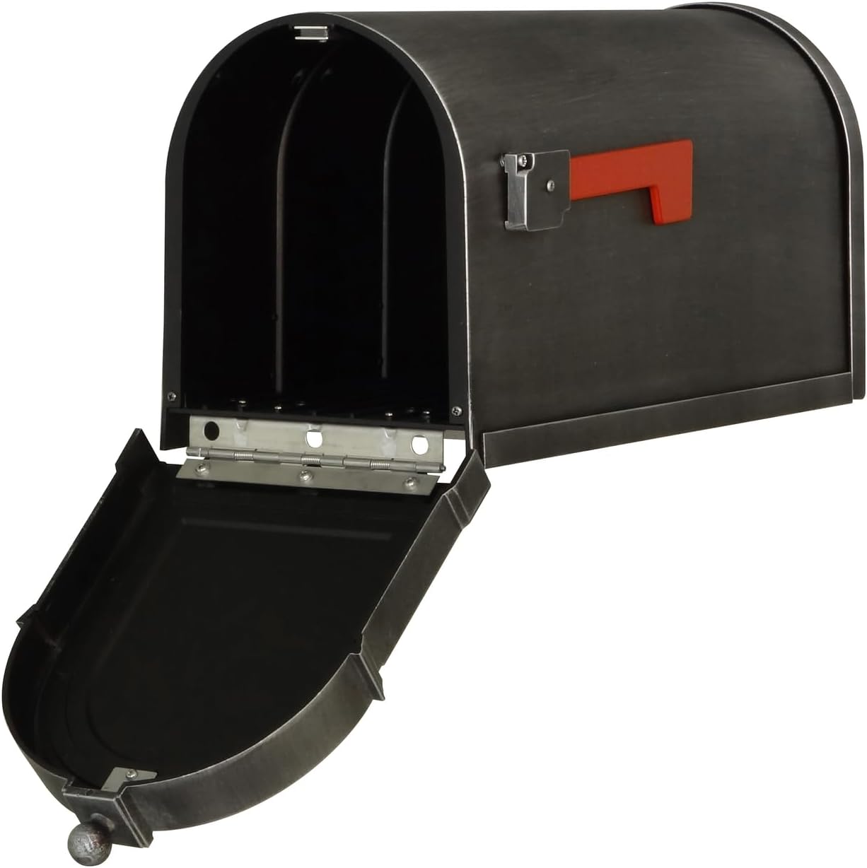 Special Lite Berkshire Curbside Mailbox - Swedish Silver Aluminum Mailbox for Post Mount - SCB-1015-SW