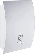 Exquisite Mailbox Modern Mailbox with Key Lock Drop Box Metal Medium Galvanized Wall Mount Post Box Creative Letter Box Creative Parcel Box Safer