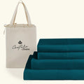 Queen Size 1000 Thread Count 100% Egyptian Cotton Sheet Set, 4-Piece, Sateen Weave, with 10-12' Deep Pocket Snug Fit (Solid, Teal)